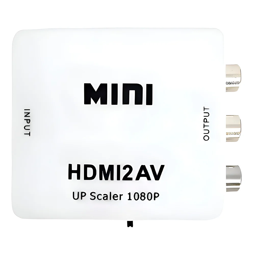 Imagem 2 de 5 do produto Mini Conversor Dehdmi Para Av Rca Adaptador De Vídeo