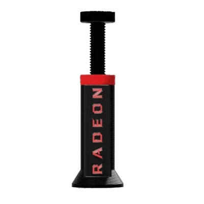 Suporte Placa De Vídeo Ajustável De 7 A 12,5cm Radeon Preto