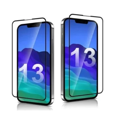 Película De Vidro 3d Compatível Com Iphone 13 / 13 Pro / 14 / 16e – Proteção Premium Tela Inteira