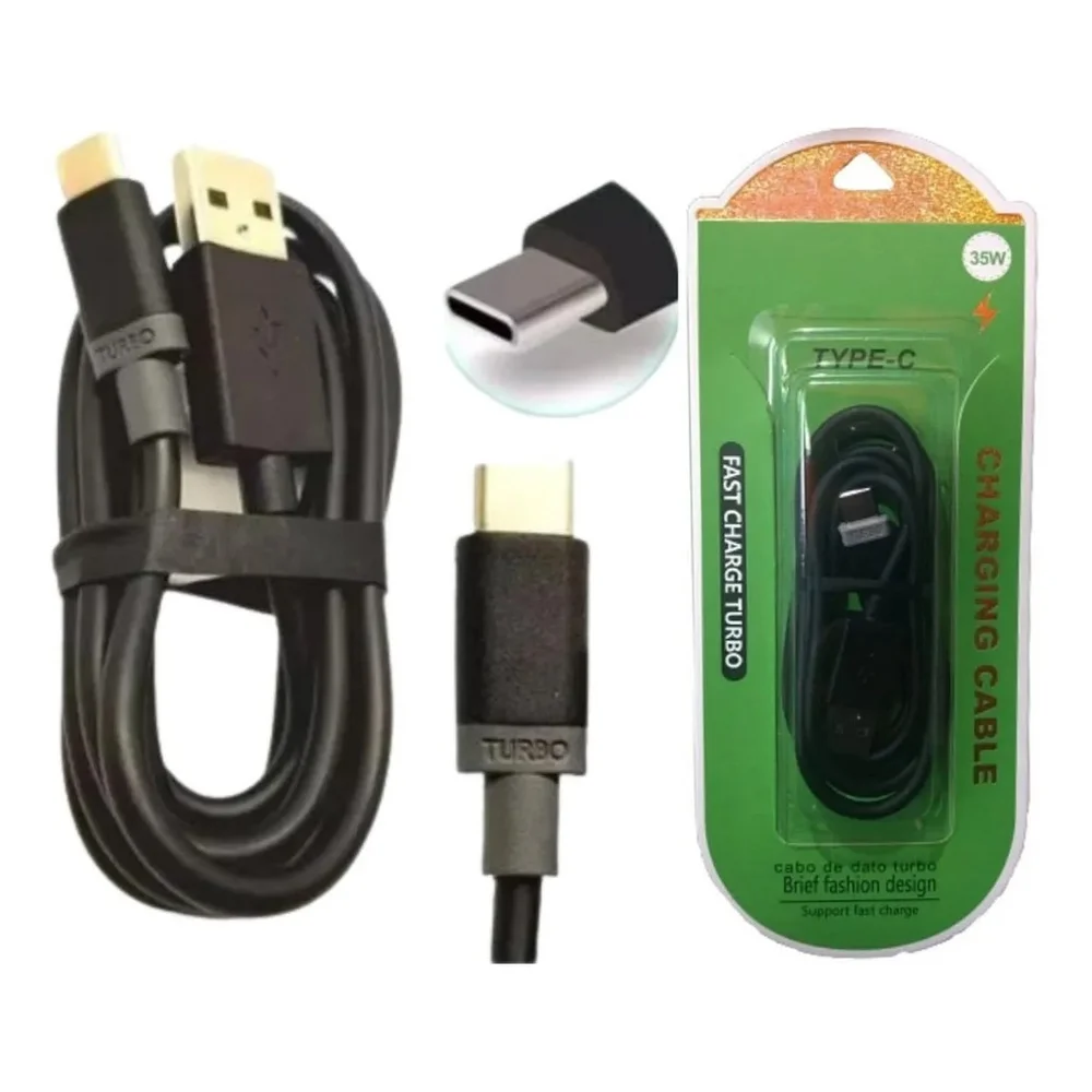 Imagem 2 de 2 do produto Cabo Tipo C Fast Charge Turbo 35w