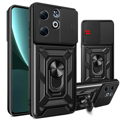 Capa Capinha Case Para Infinix Smart 8 Pro 4g  - Protetora Resistente Anti Impacto Queda Armadura Militar Cor:preto