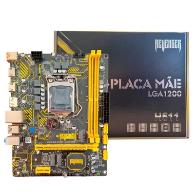 Placa Mãe Revenger G-h511, Socket Intel LGA 1200, Intel 10ª/11ª Geração, Chipset H470, Ddr4, HDMI, Display Port, Usb 3.2, M.2 Nvme, Micro Atx