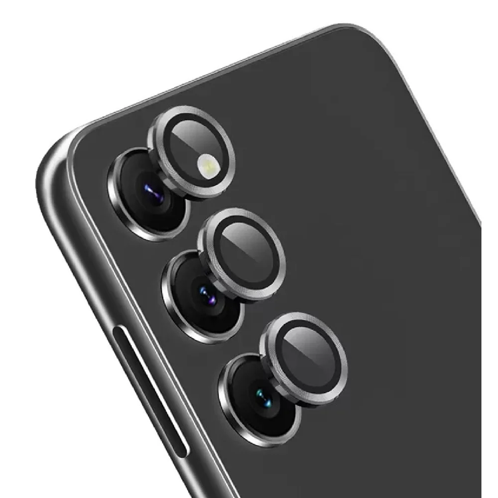 Imagem 3 de 4 do produto Kit Lente Película De Câmera Compatível Com Samsung Galaxy A05 A06 A05s A25 A14 A15 A16 A35 A55 A34 Cor:preto Lisa;taman