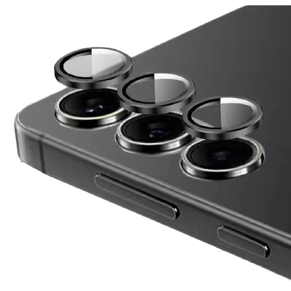 Imagem 2 de 4 do produto Kit Lente Película De Câmera Compatível Com Samsung Galaxy A05 A06 A05s A25 A14 A15 A16 A35 A55 A34 Cor:preto Brilho;tam