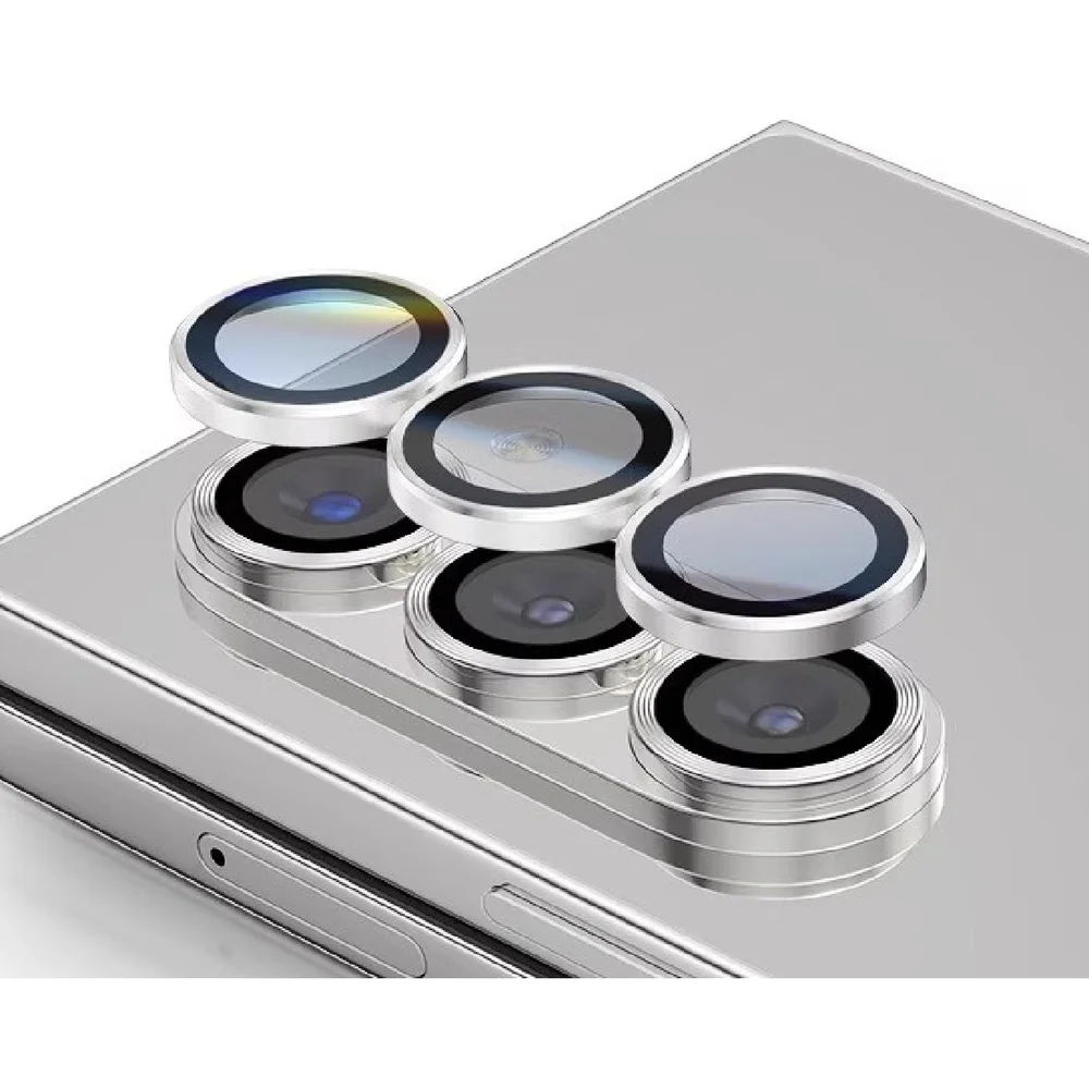 Imagem 2 de 5 do produto Kit Lente Película De Câmera Compatível Com Samsung Galaxy A05 A06 A05s A25 A14 A15 A16 A35 A55 A34 Cor:prata Lisa;taman