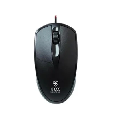 Mouse Kross Elegance Ke-m099 Óptico Usb Preto 1000 Dpi - Preto