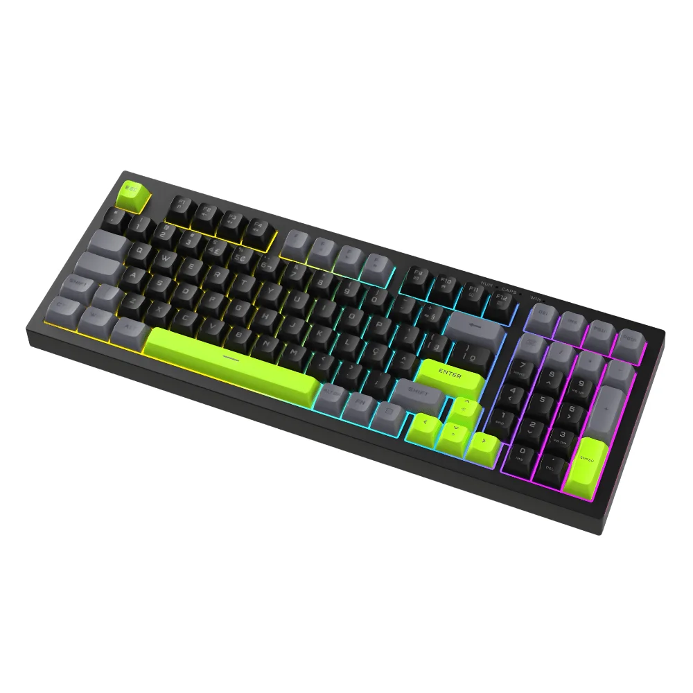 Imagem 3 de 5 do produto Teclado Gamer Semi Mecanico RGB Kg798v Gfire
