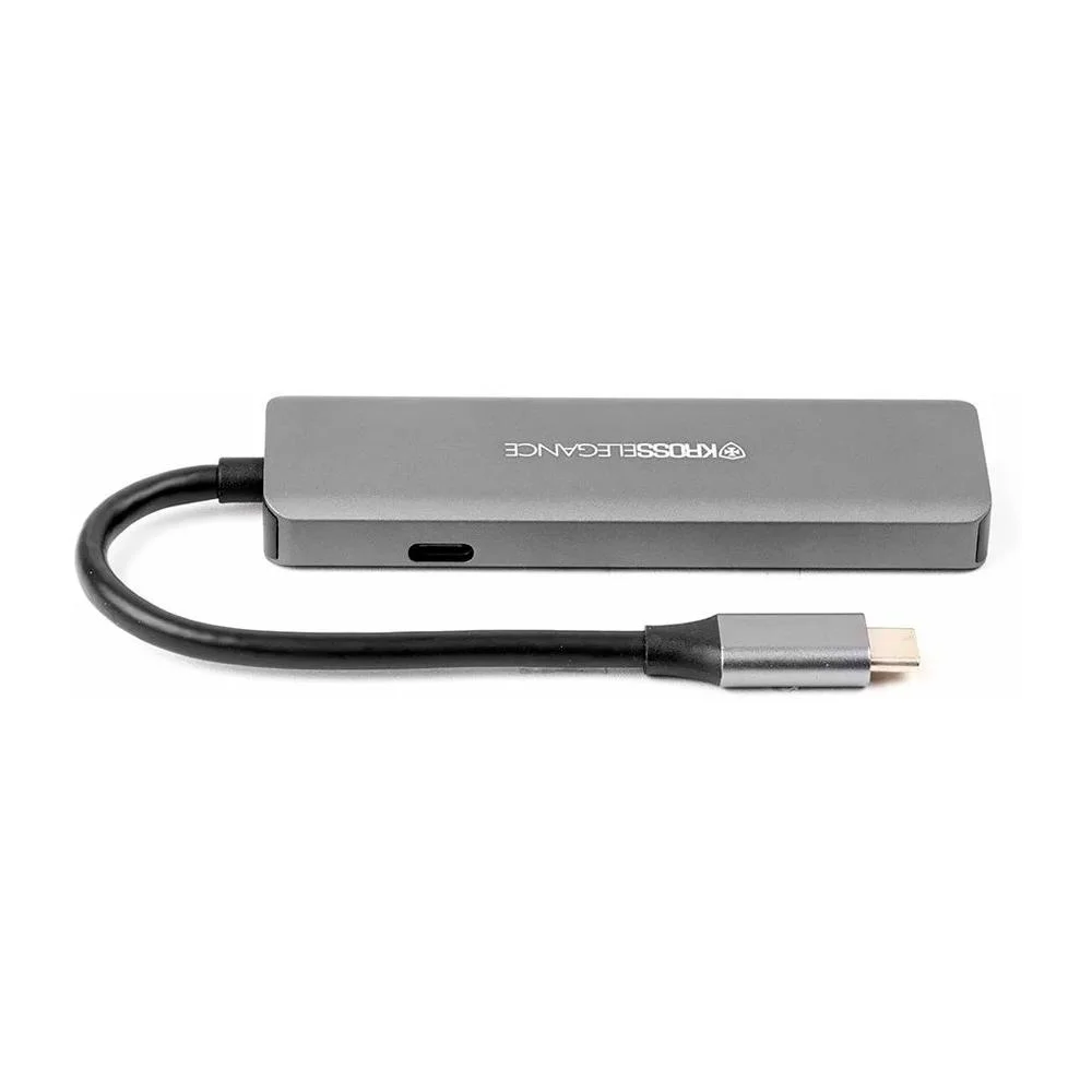 Imagem 4 de 4 do produto Hub Adaptador Krosselegance Usb-c - 4xusb 3.0 Preto