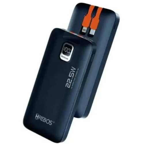 Power Bank Carregador Portátil 10000mah Com Display Digital Preto