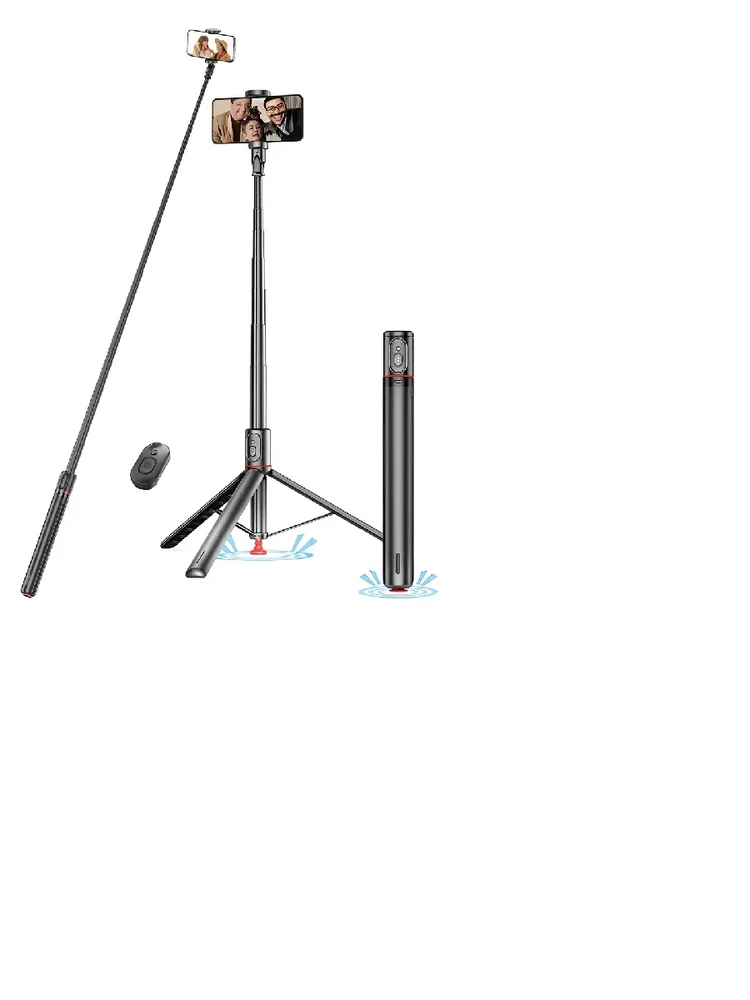 Bastao Tripe Selfie Com Controle E Abertura Automática 177cm