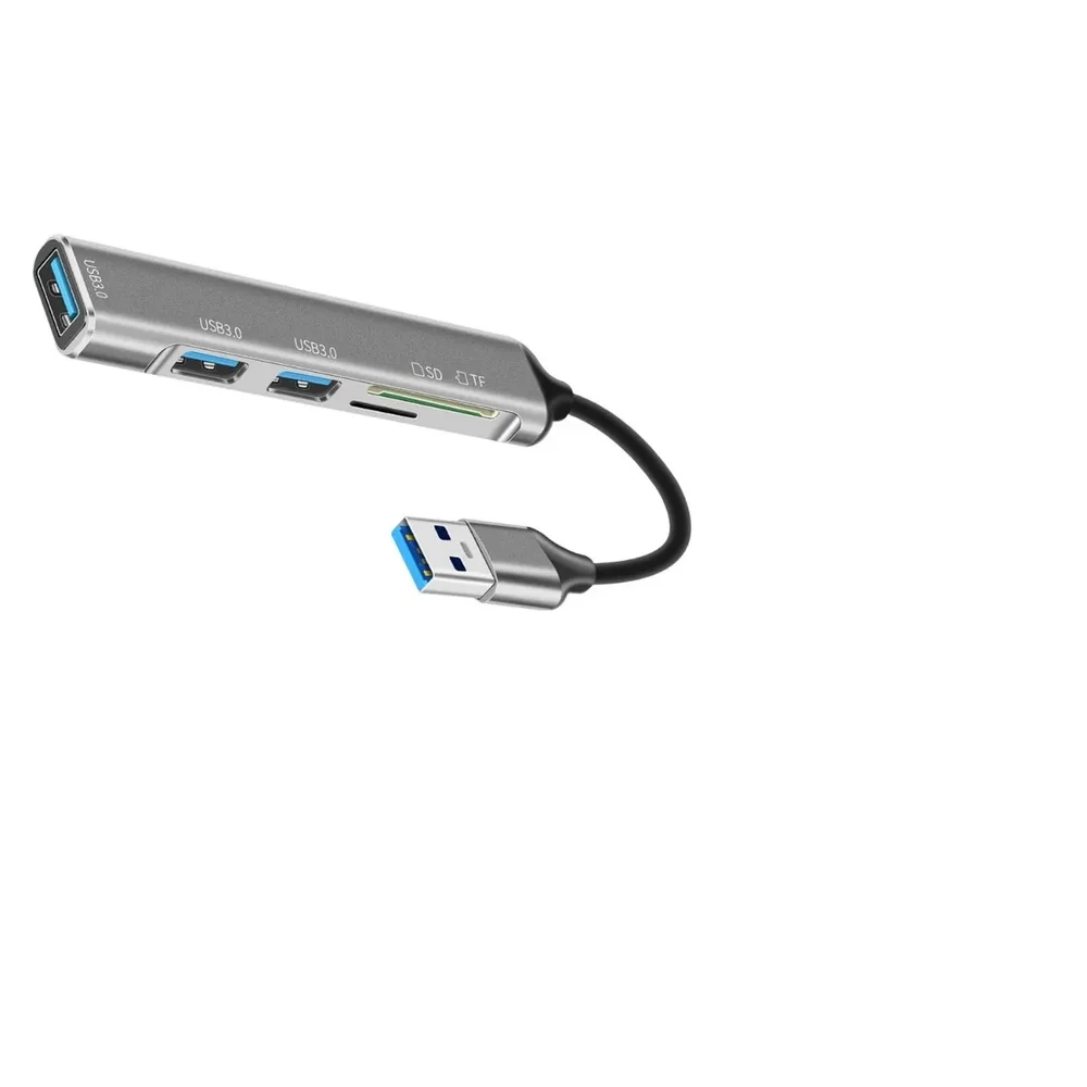 Imagem 2 de 4 do produto Adaptador Hub 5 Em 1 Usb 3.0 Hub Sd Card SSD Usb