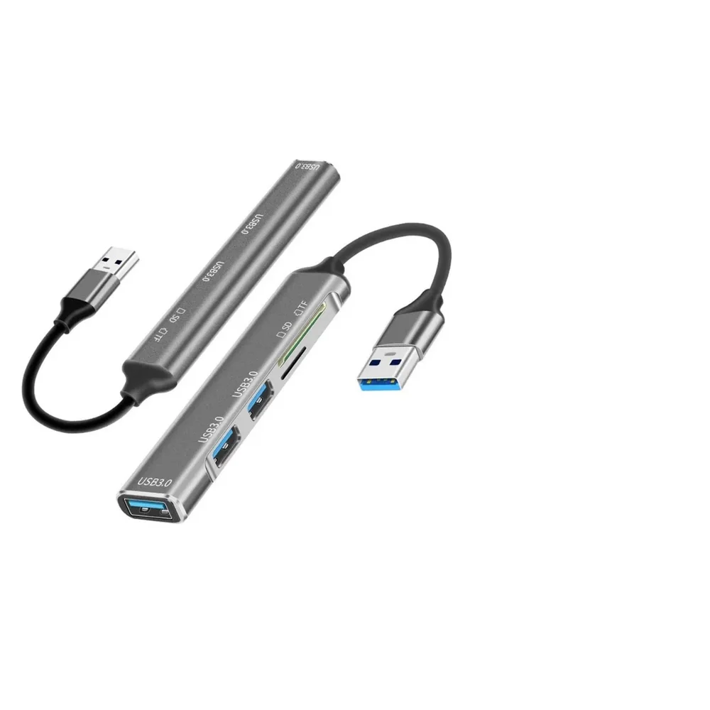 Imagem 3 de 4 do produto Adaptador Hub 5 Em 1 Usb 3.0 Hub Sd Card SSD Usb