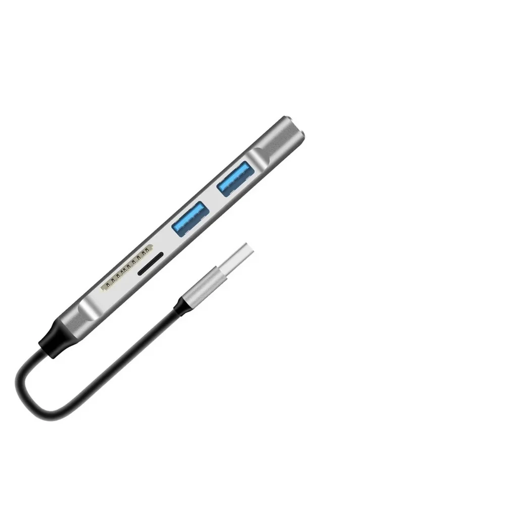 Imagem 4 de 4 do produto Adaptador Hub 5 Em 1 Usb 3.0 Hub Sd Card SSD Usb