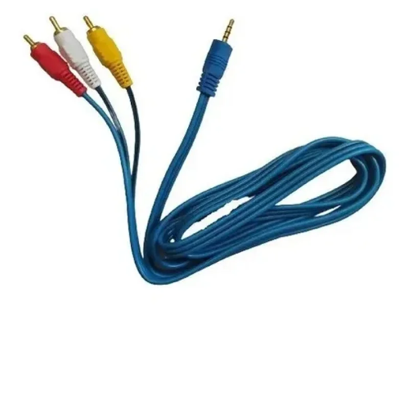 Imagem 2 de 3 do produto Cabo P2 Para 3 Rca Reforçado 1,5m