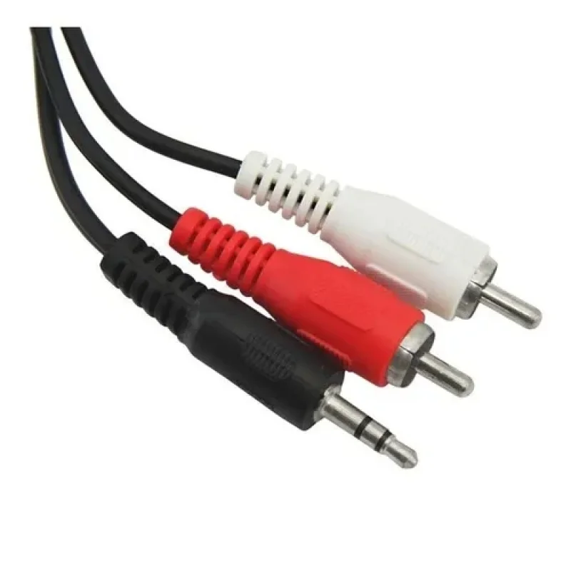 Imagem 2 de 5 do produto Cabo P2 Para 2 Rca Reforçado 1,5 Metros