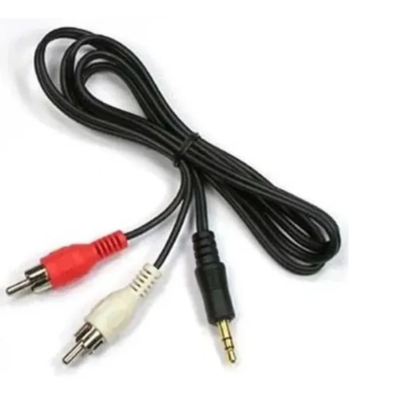 Imagem 3 de 5 do produto Cabo P2 Para 2 Rca Reforçado 1,5 Metros