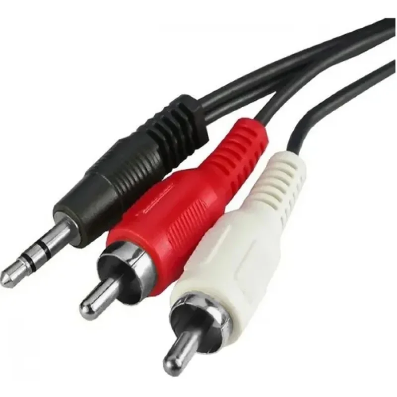 Imagem 4 de 5 do produto Cabo P2 Para 2 Rca Reforçado 1,5 Metros