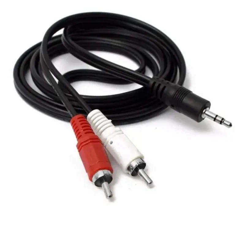 Imagem 5 de 5 do produto Cabo P2 Para 2 Rca Reforçado 1,5 Metros