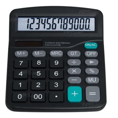 Calculadora De Mesa Comercial Escritório Display 12 Digitos