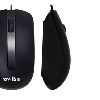 Mouse Com Fio Office Preto