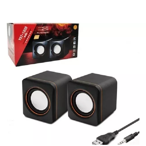 Mini Caixa De Som 2.0 Para PC Notebook 6w Rms Usb