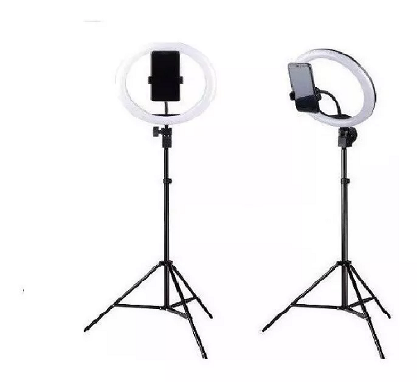 Luminária  LED Ring Light Tripe Suporte Celular