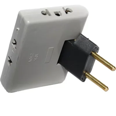 Tomada Dobrável 10 Amperes Novo Padrão Kit 6 Uni