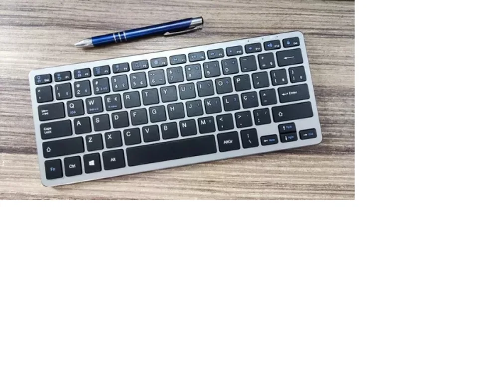 Imagem 5 de 5 do produto Teclado Bluetooth E Wireless Usb Recarregável Portátil