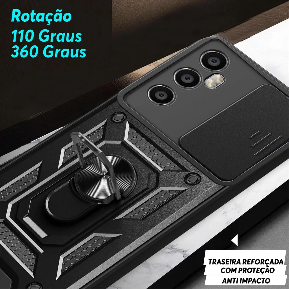 Imagem 3 de 5 do produto Capa Militar P/ Motorola Moto G41 - Capinha Case Protetora Anti Impacto Queda Armadura Resistente