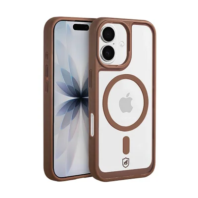 Capa Para Iphone 17 - Magsafe Wave Transparente - Desert - Gshield