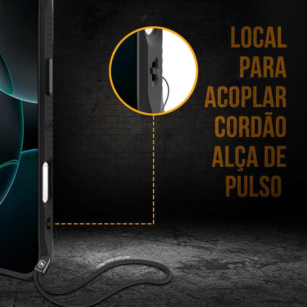 Imagem 3 de 5 do produto Capa Para Iphone 17 Pro - Raptor Black - Gshield