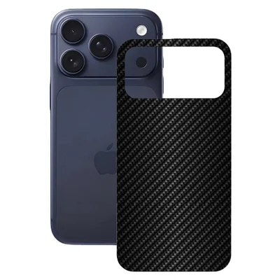 Película Para Iphone 17 Pro Max - Traseira De Fibra De Carbono Preta - Gshield