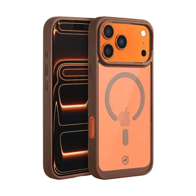 Capa Para Iphone 17 Pro Max - Magsafe Wave Transparente - Desert - Gshield