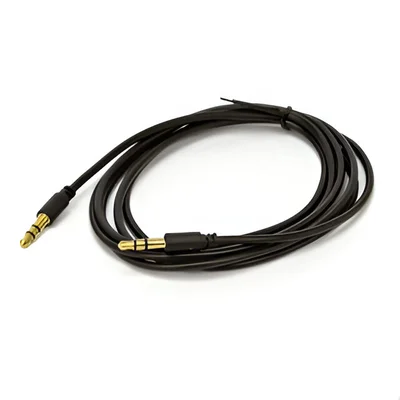 Cabo Auxiliar P2 X P2 1.5 Metros Cabo Áudio Conector Dourado