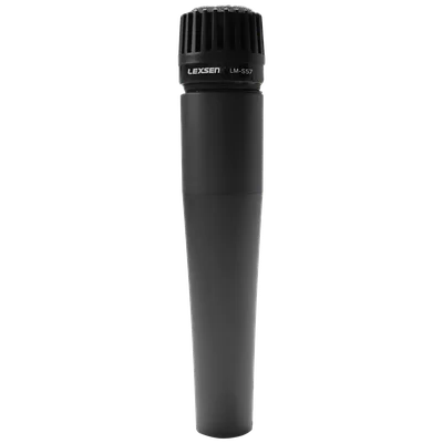Microfone com fio Dinâmico Cardioide para voz e instrumentos - Lexsen LM-S57