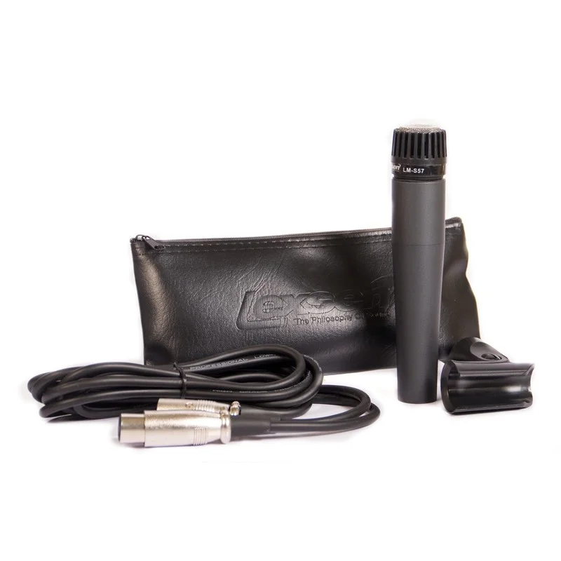 Imagem 2 de 3 do produto Microfone com fio Dinâmico Cardioide para voz e instrumentos - Lexsen LM-S57