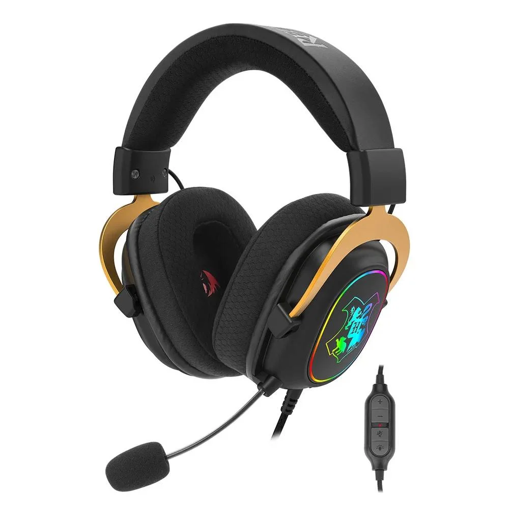 Imagem 5 de 5 do produto Headset Gamer Redragon Zeus Hogwarts Hp-510 RGB Usb Preto