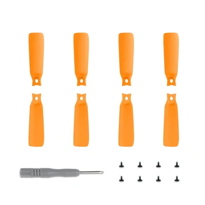 2 Pares De Hélices Coloridas  Para Drone Dji Flip Cor:laranja