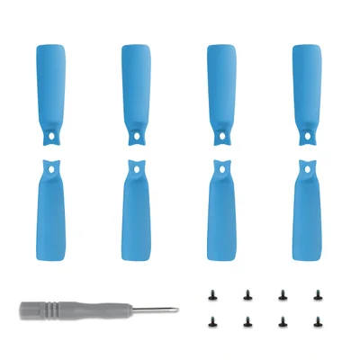 2 Pares De Hélices Coloridas  Para Drone Dji Flip Cor:azul