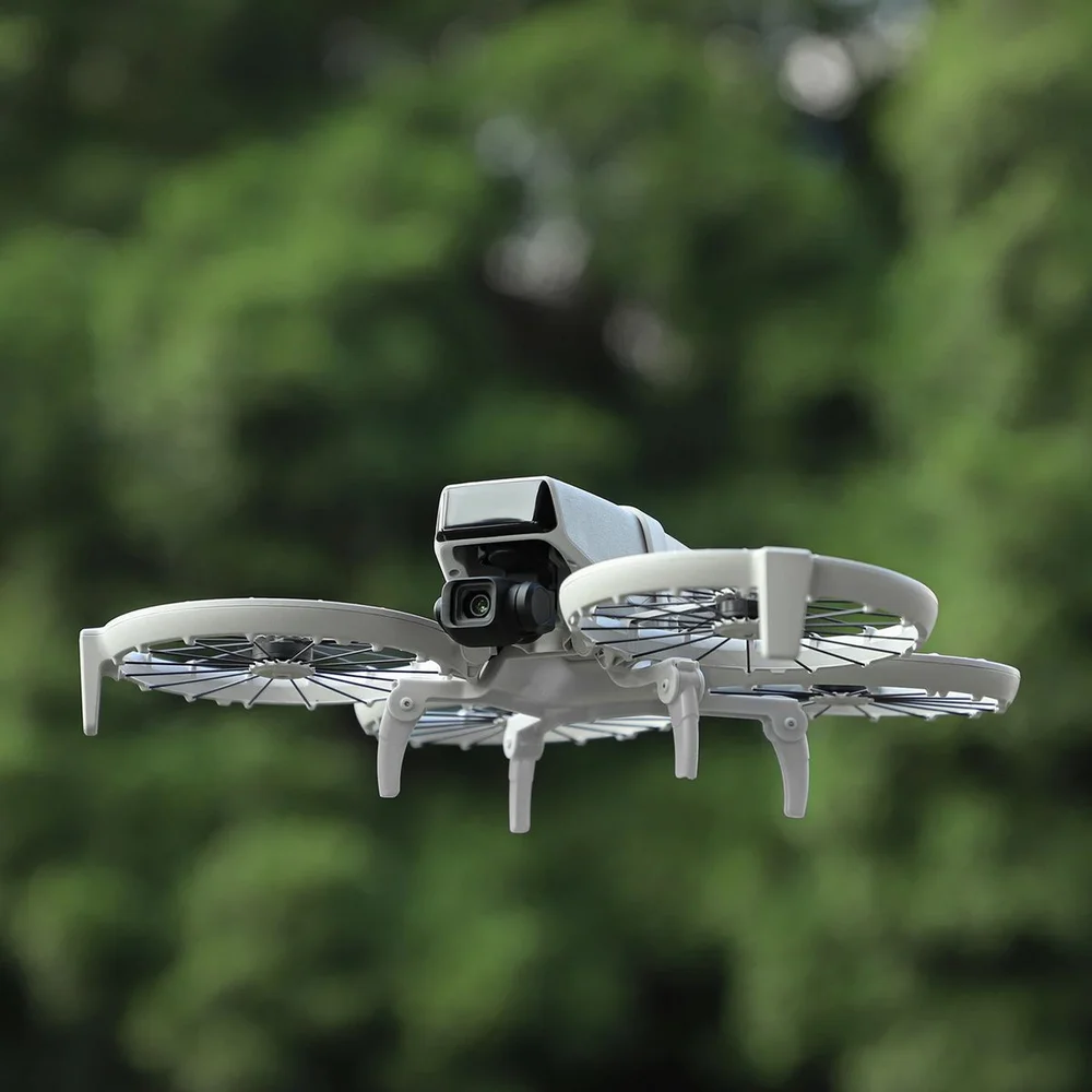 Imagem 2 de 5 do produto Extensor De Trem De Pouso Dobrável Para Drone Dji Flip Cor:cinza Claro