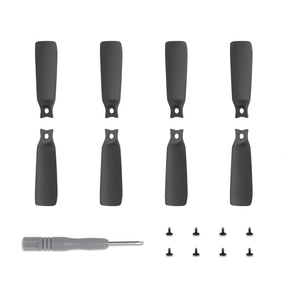 Imagem 1 de 5 do produto 2 Pares De Hélices Coloridas  Para Drone Dji Flip Cor:preto