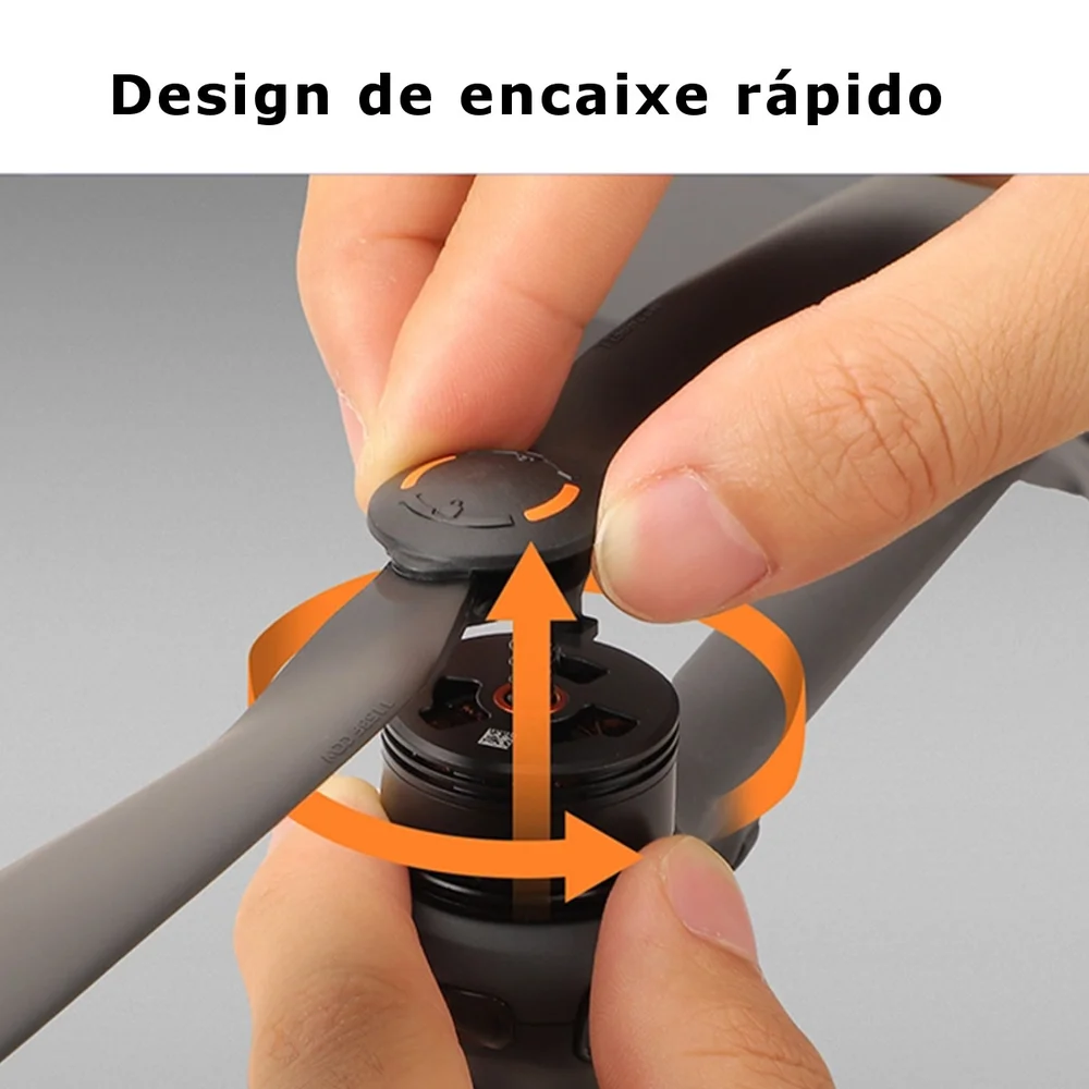Imagem 5 de 5 do produto 2 Pares De Hélices Para Drone Dji Mavic 4 Pro  - Laranja
