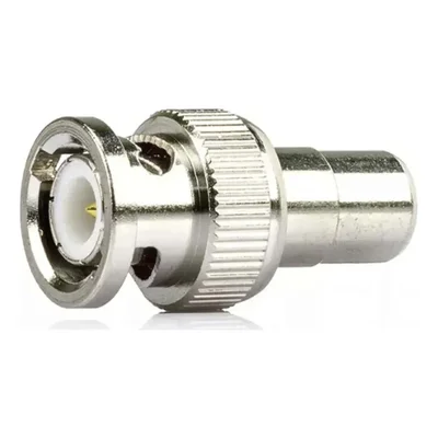 Adaptador Bnc Macho Para Rca Femea 75 Ohms Camera Cftv