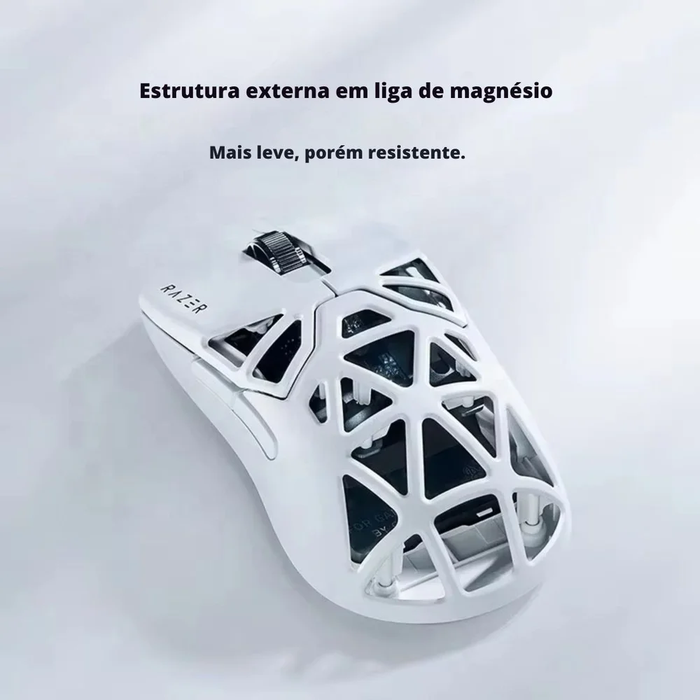 RAZER VIPER MINI SIGNATURE EDITION 白 Razer lança mouse Viper Mini Signature Edition na versão branca