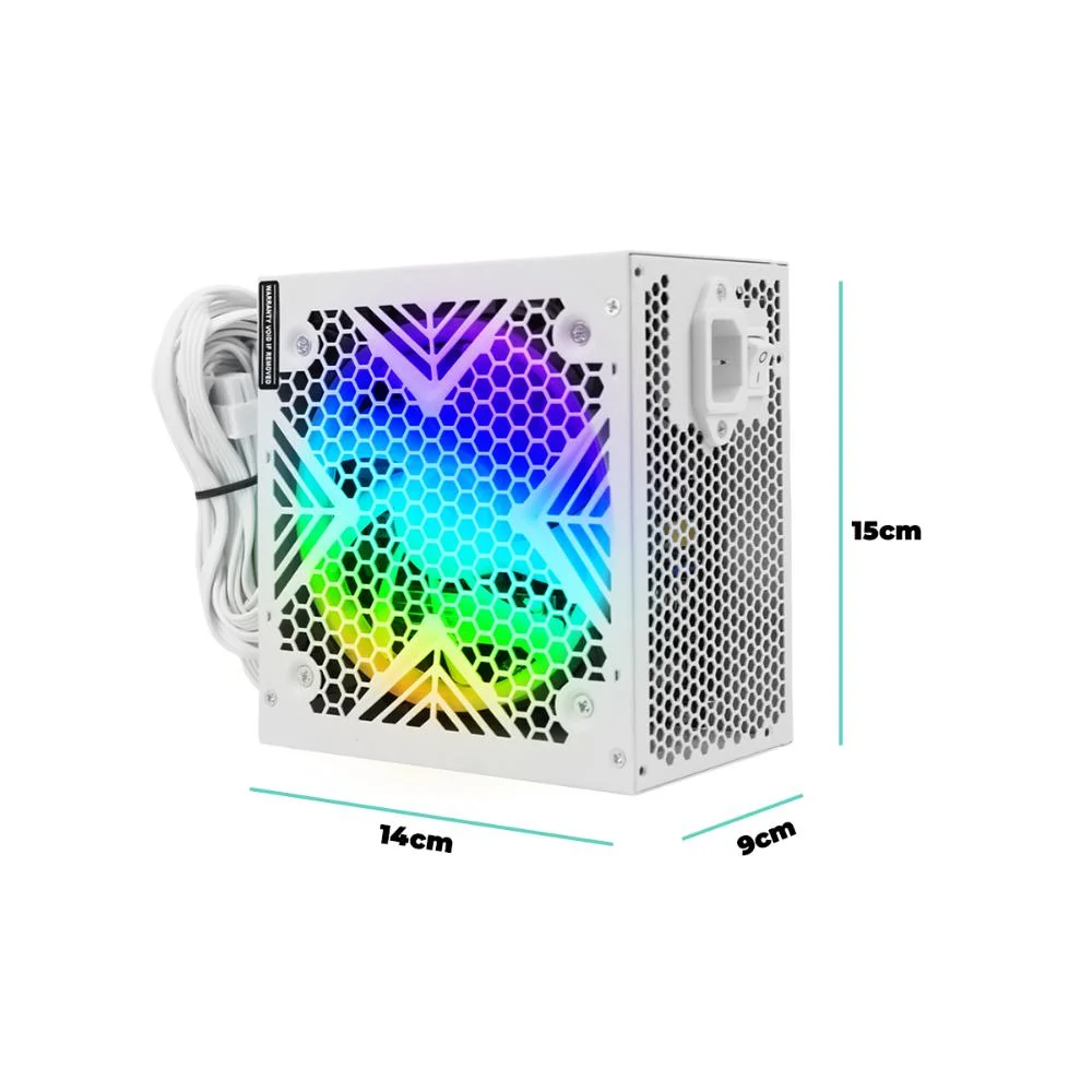 Fonte Atx 750w Para PC Gamer RGB 80 Plus Bronze Compatível Amd/intel Fonte Atx 750w Para PC Gamer RGB 80 Plus Bronze Compatível Amd/intel