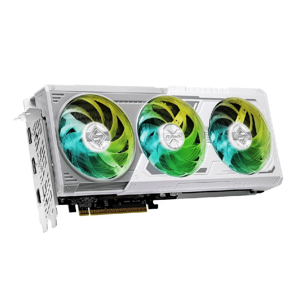 Imagem 4 de 5 do produto Placa De Vídeo Asrock Amd Radeon Rx 9060 Xt Steel Legend Oc 16gb Gddr6 128 Bits - 90-ga5jzz-00uanf