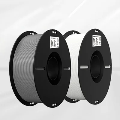 Kit 2kg Filamentos Pla Creality P/ Impressora 3d Cinza + Branco
