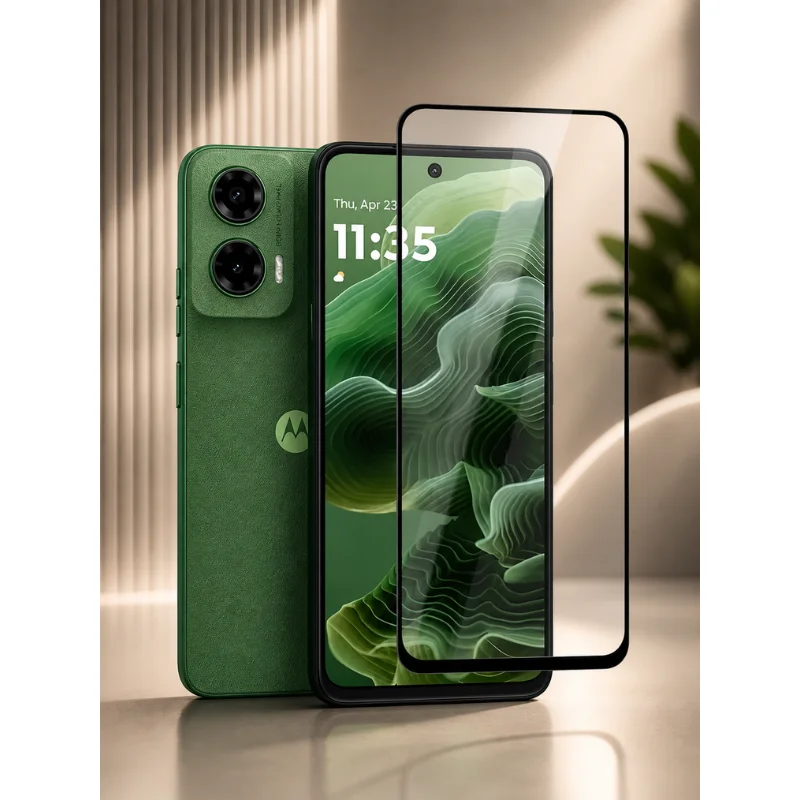 Imagem 5 de 5 do produto Película De Vidro 3d Premium Compatível Com Motorola G35 / G36 / G75 / G05 / G15 / G56 E Realme C75 / C55 / C65 / C67 5g