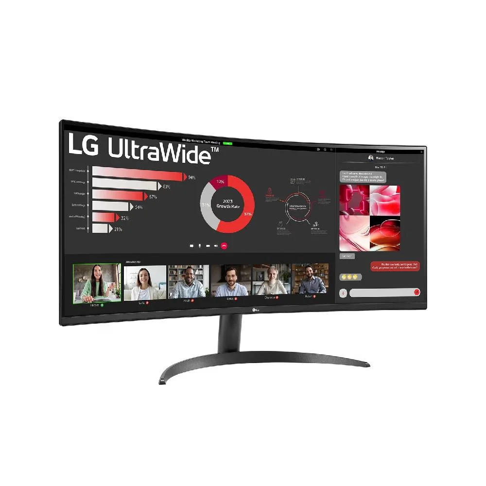 Monitor Curvo Lg Ultrawide 34" Wqhd 100hz Va 5ms Dp HDMI - 34wr50qk-b Monitor Curvo Lg Ultrawide 34" Wqhd 100hz Va 5ms Dp HDMI - 34wr50qk-b