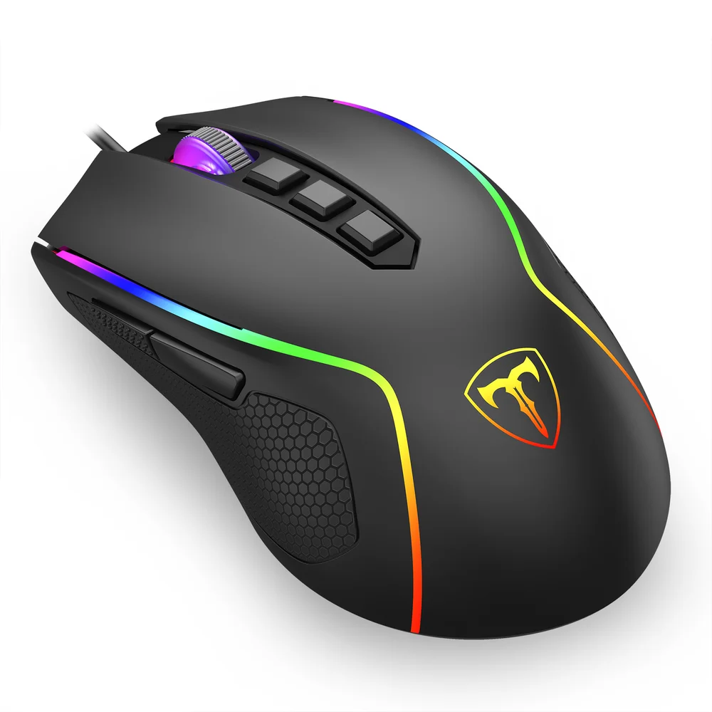 Imagem 2 de 5 do produto Mouse Gamer T-dagger Darkangel RGB 4000dpi Preto V3